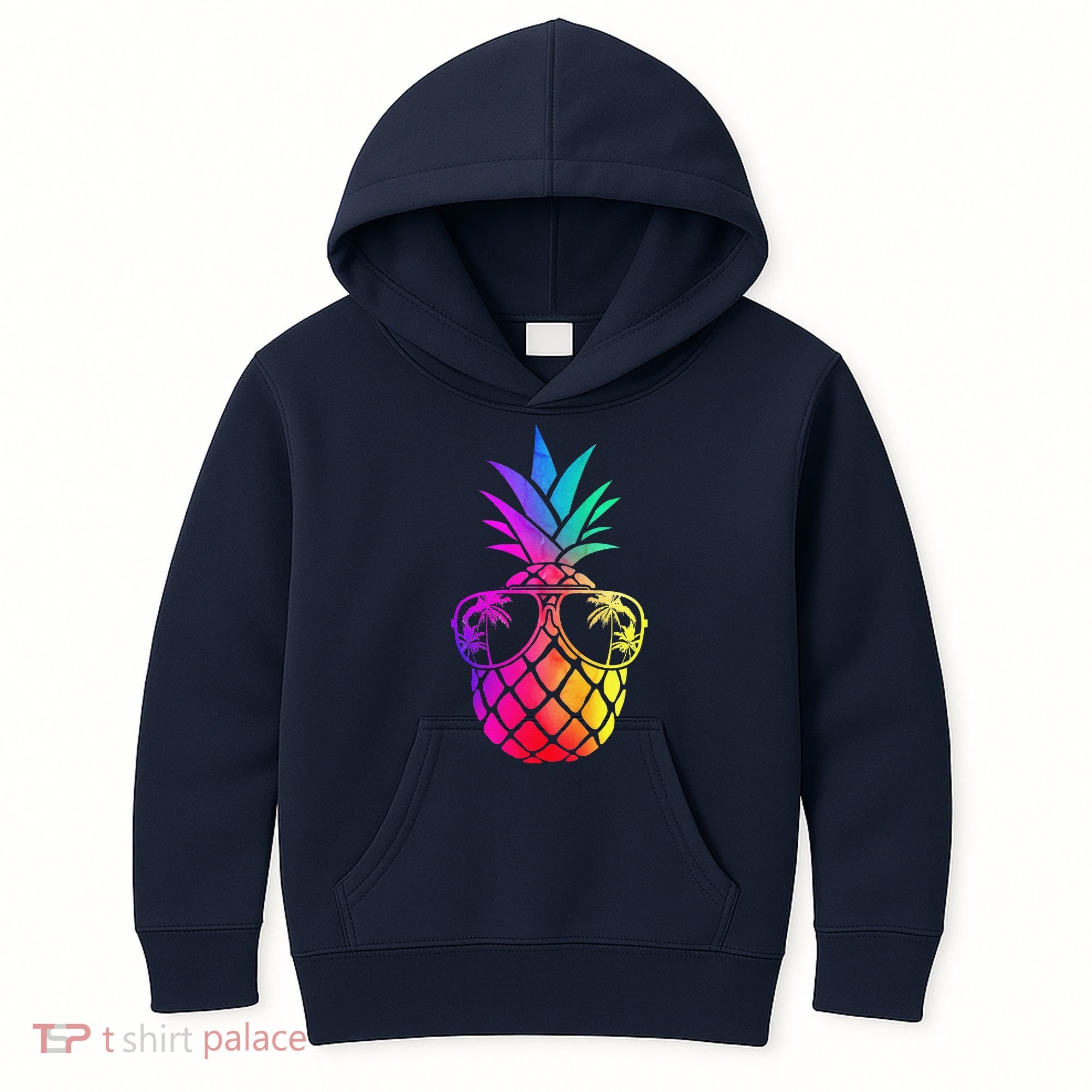 Pineapple Funny Pineapple Hawaii Summer Pineapple Kids Hoodie