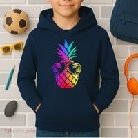 Pineapple Funny Pineapple Hawaii Summer Pineapple Kids Hoodie thumb 2