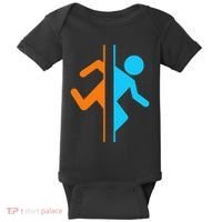 Portal Funny Baby Bodysuit thumb 0