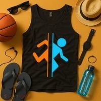 Portal Funny Tank Top thumb 4