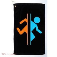 Portal Funny Golf Towel thumb 0