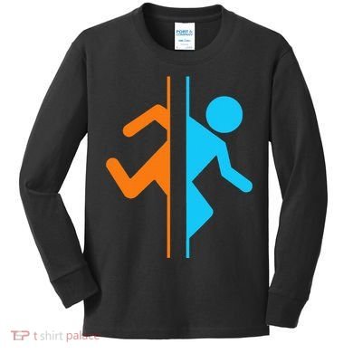 Portal Funny Kids Long Sleeve Shirt