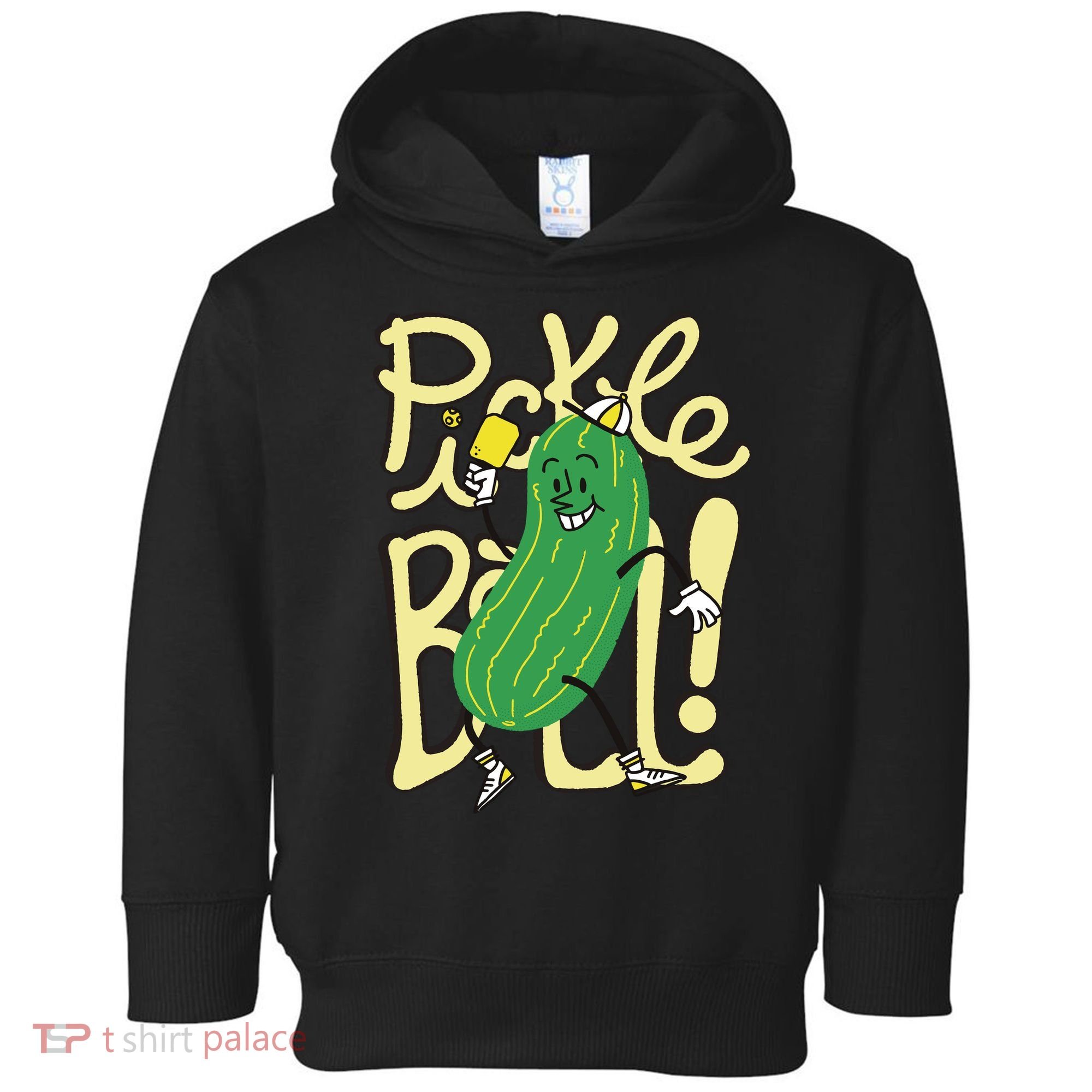 Pickleball Funny Pickle Sport Toddler Hoodie