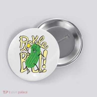 Pickleball Funny Pickle Sport Button