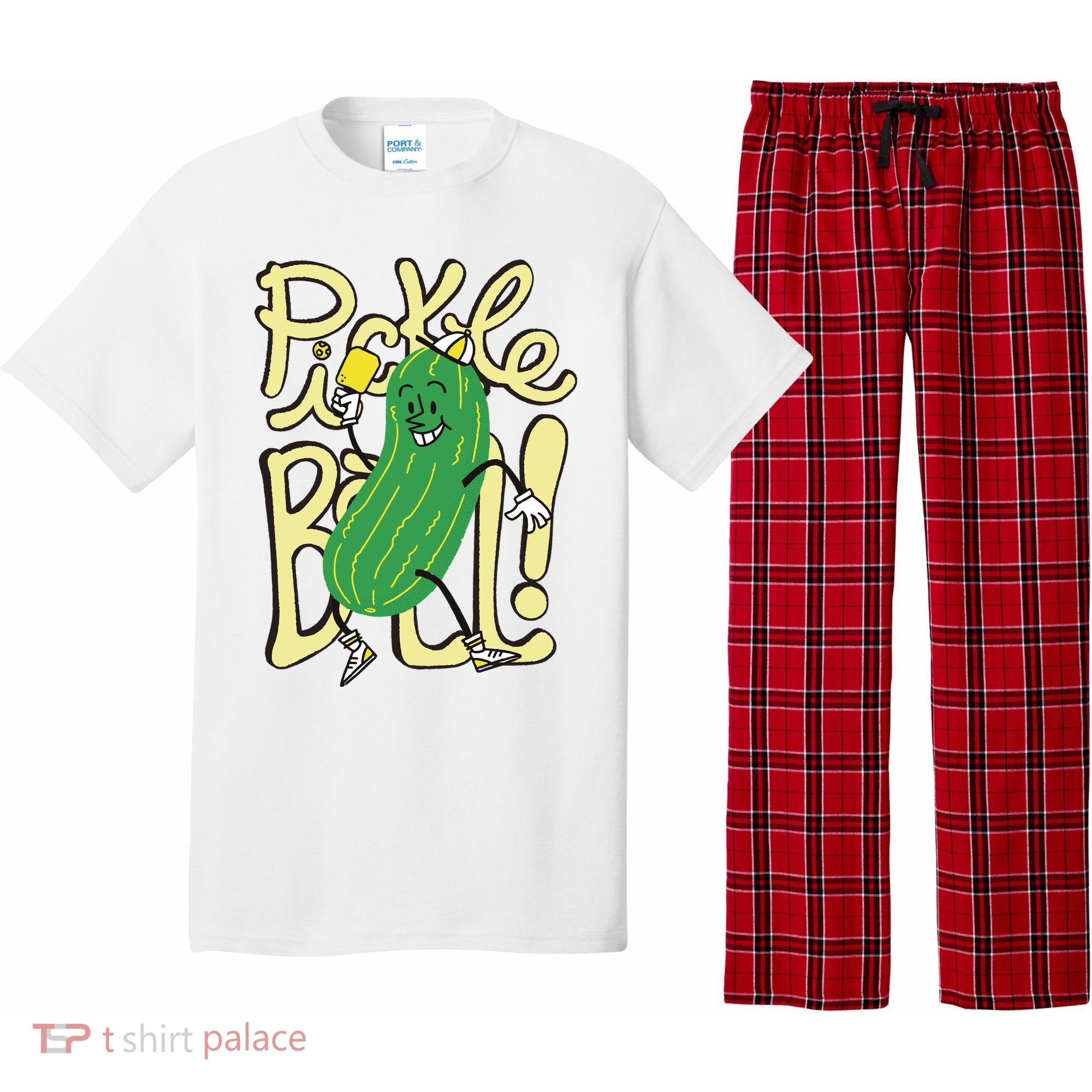 Pickleball Funny Pickle Sport Pajama Set