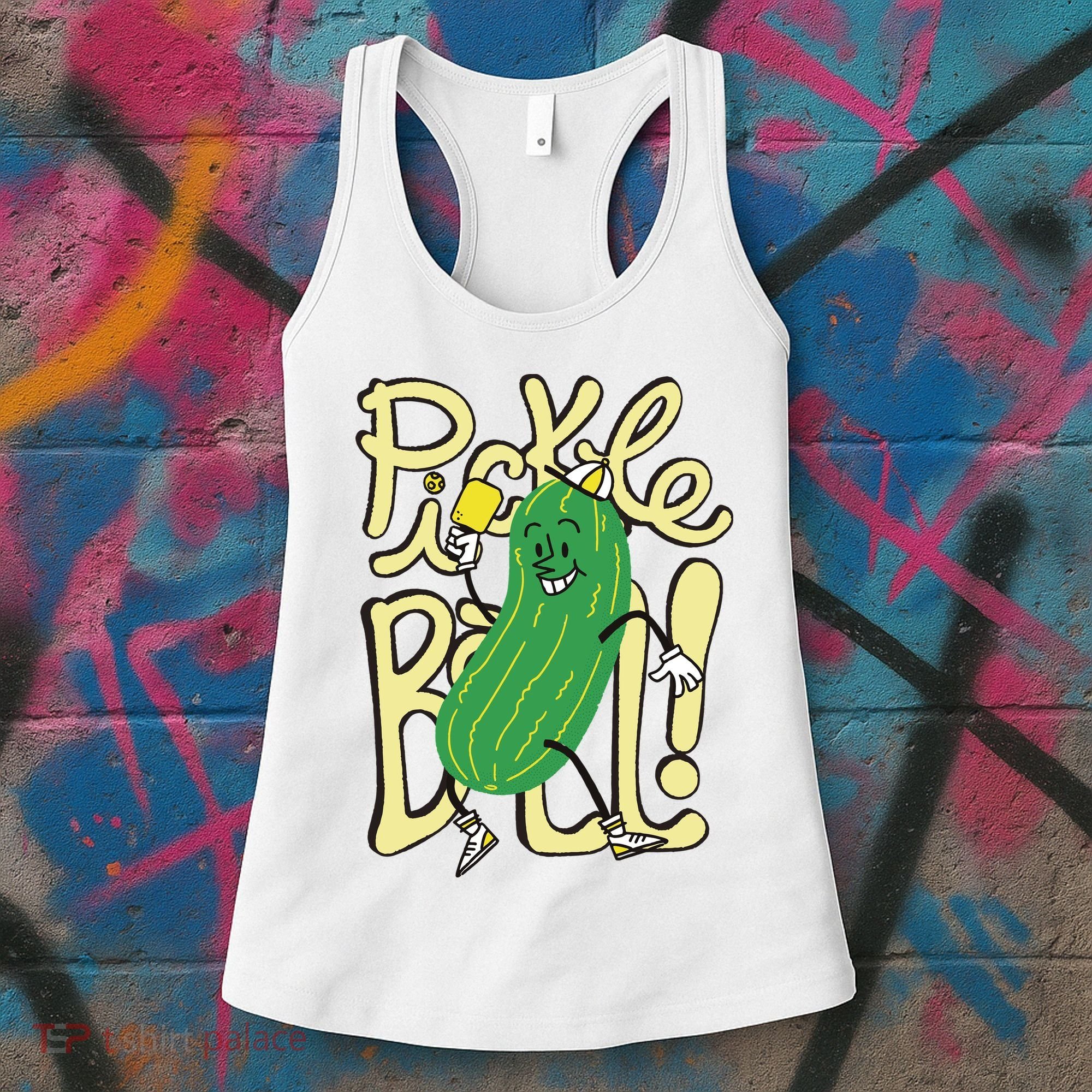 Pickleball Funny Pickle Sport Women's Tank Top