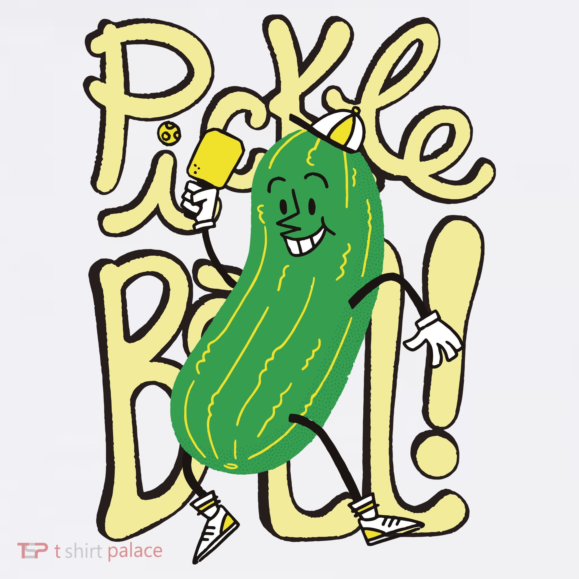 Pickleball Funny Pickle Sport Toddler T-Shirt