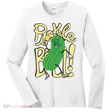 Pickleball Funny Pickle Sport Women's Long Sleeve Shirt