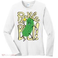 Pickleball Funny Pickle Sport Women's Long Sleeve Shirt thumb 0