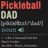 Pickleball Funny Pickleball Dad Definition Father's Day Apron thumb 3