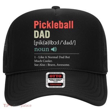 Pickleball Funny Pickleball Dad Definition Father's Day Hat