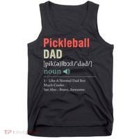 Pickleball Funny Pickleball Dad Definition Father's Day Tank Top thumb 0