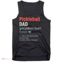 Pickleball Funny Pickleball Dad Definition Father's Day Tank Top thumb 0