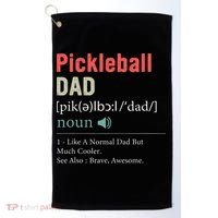 Pickleball Funny Pickleball Dad Definition Father's Day Golf Towel thumb 0