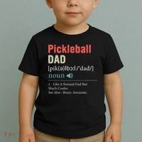 Pickleball Funny Pickleball Dad Definition Father's Day Toddler T-Shirt thumb 2