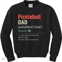 Pickleball Funny Pickleball Dad Definition Father's Day Kids Sweatshirt thumb 0