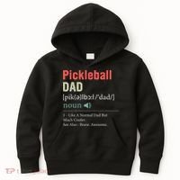 Pickleball Funny Pickleball Dad Definition Father's Day Kids Hoodie thumb 0