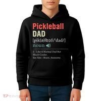 Pickleball Funny Pickleball Dad Definition Father's Day Kids Hoodie thumb 4