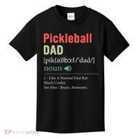 Pickleball Funny Pickleball Dad Definition Father's Day Kids T-Shirt thumb 0