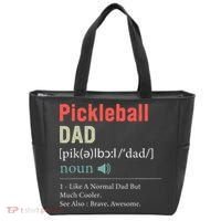 Pickleball Funny Pickleball Dad Definition Father's Day Tote Bag thumb 0