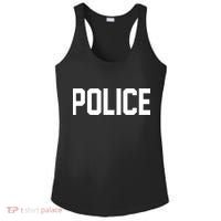 Police For Police Officer Halloween Costume Ladies PosiCharge Competitor Racerback Tank thumb 0