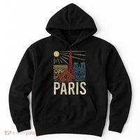 Paris France Paris Vacation Eiffel Tower Paris Souvenir Hoodie thumb 0