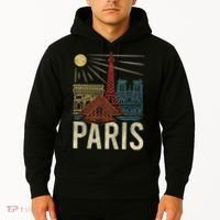 Paris France Paris Vacation Eiffel Tower Paris Souvenir Hoodie thumb 2