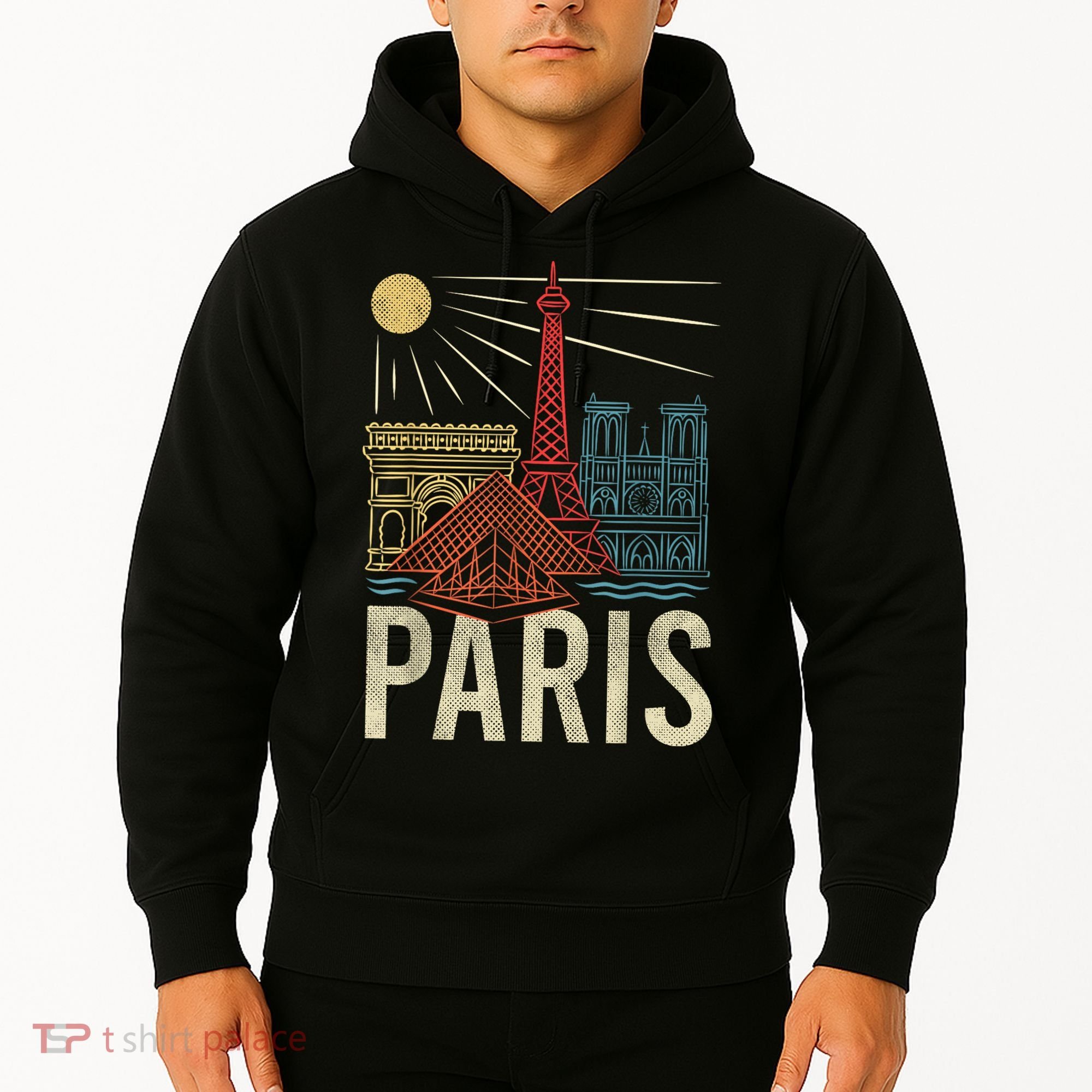 Paris France Paris Vacation Eiffel Tower Paris Souvenir Hoodie