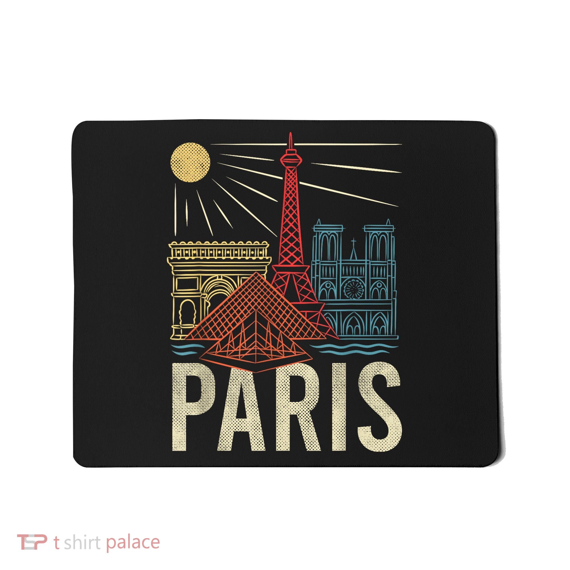 Paris France Paris Vacation Eiffel Tower Paris Souvenir Mousepad