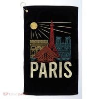 Paris France Paris Vacation Eiffel Tower Paris Souvenir Golf Towel thumb 0
