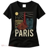 Paris France Paris Vacation Eiffel Tower Paris Souvenir Women's T-Shirt thumb 0