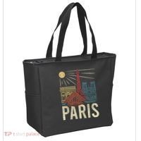 Paris France Paris Vacation Eiffel Tower Paris Souvenir Tote Bag thumb 2