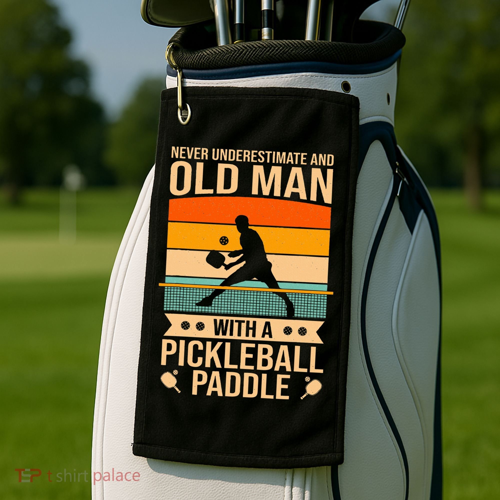 Pickleball Funny Golf Towel