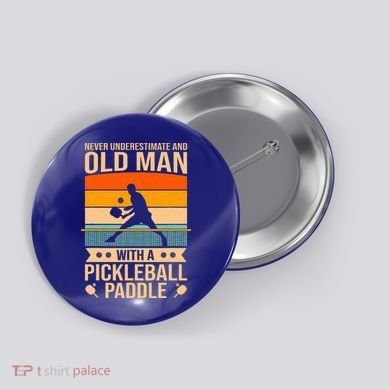 Pickleball Funny Button
