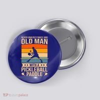 Pickleball Funny Button thumb 0