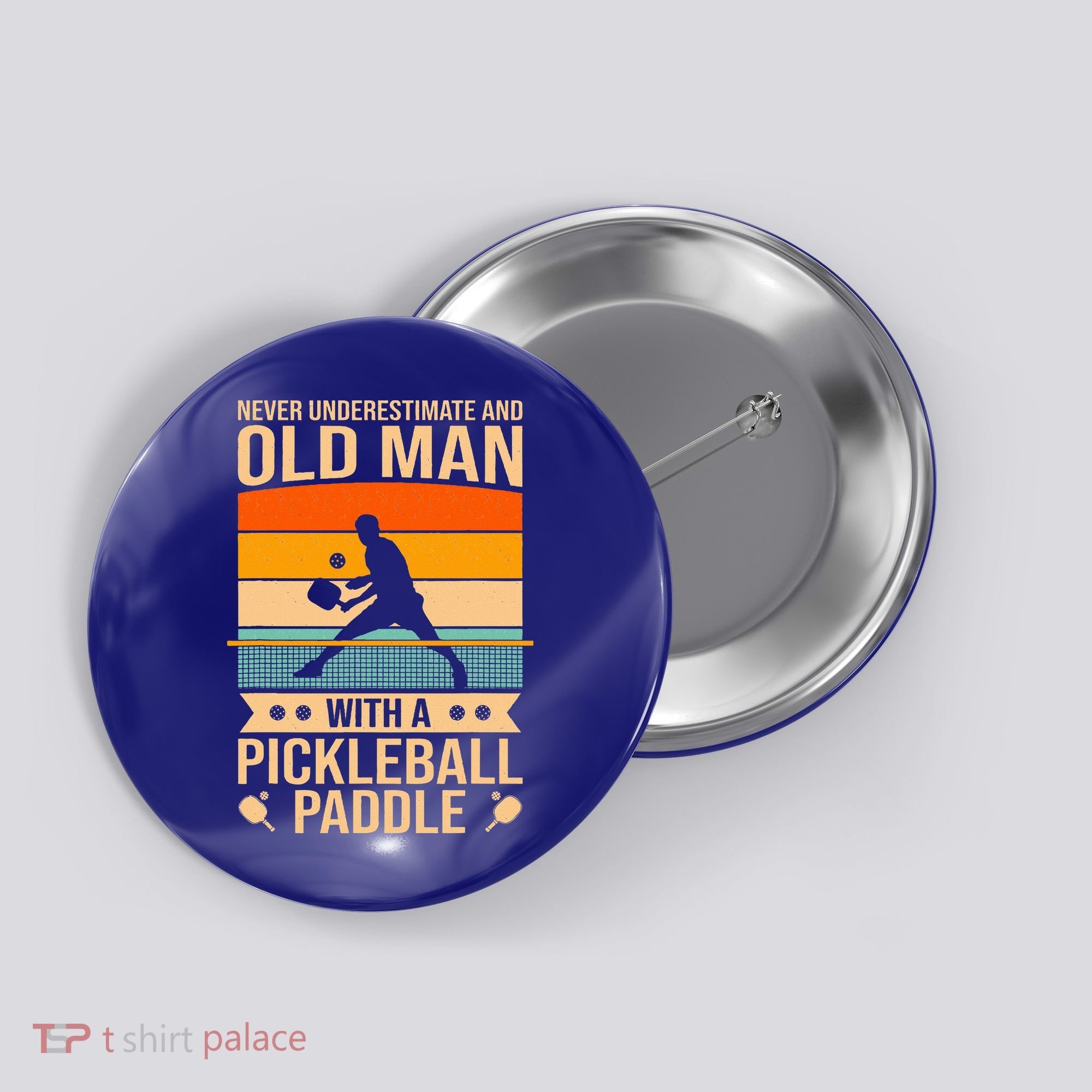 Pickleball Funny Button