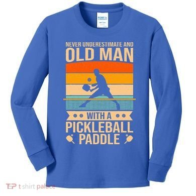 Pickleball Funny Kids Long Sleeve Shirt