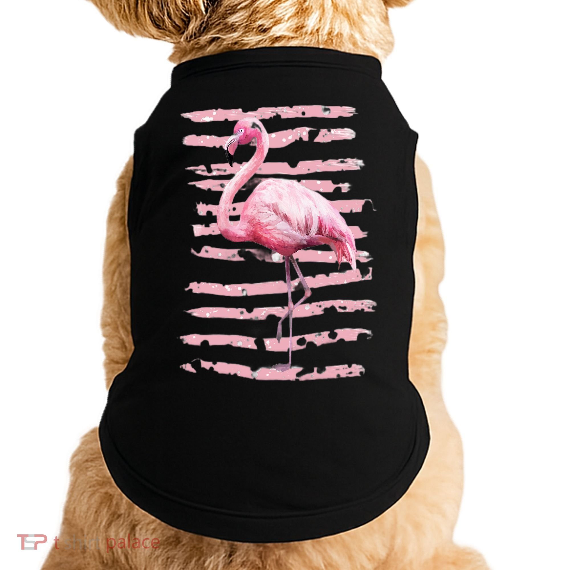Pink Flamingo Doggie Tank