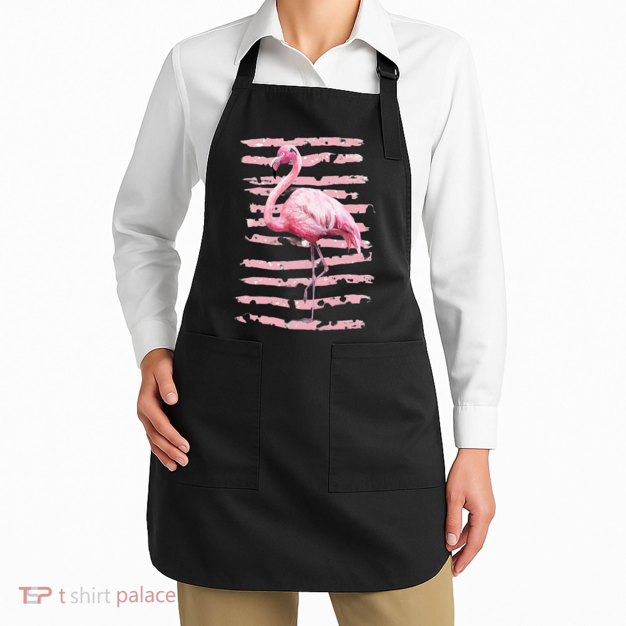 Pink Flamingo Apron