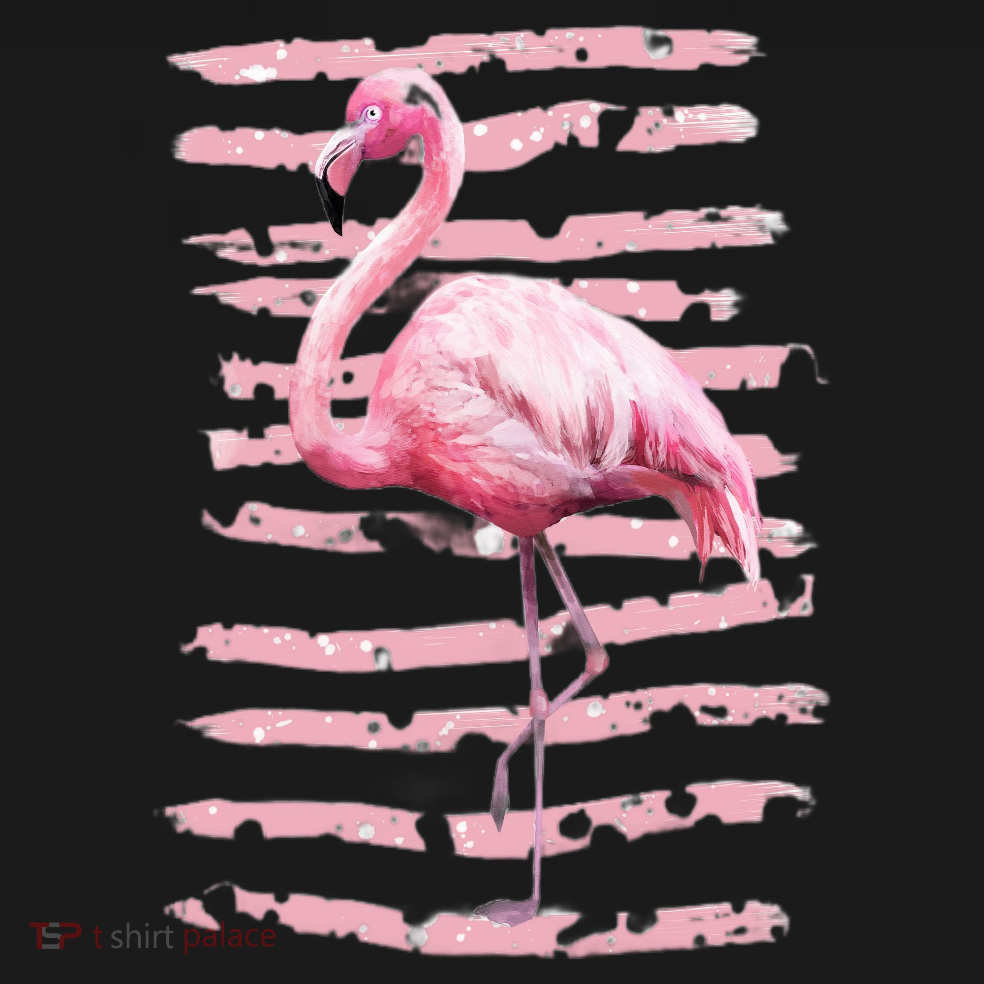 Pink Flamingo Polo
