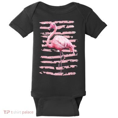 Pink Flamingo Baby Bodysuit