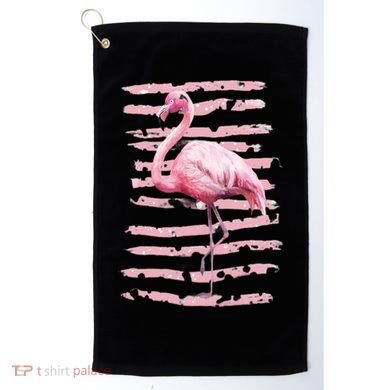 Pink Flamingo Golf Towel