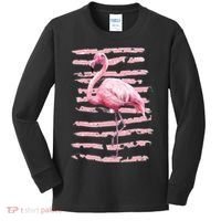 Pink Flamingo Kids Long Sleeve Shirt thumb 0