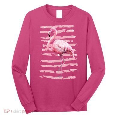 Pink Flamingo Long Sleeve Shirt
