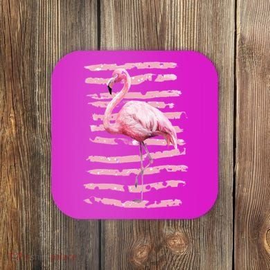 Pink Flamingo Coaster