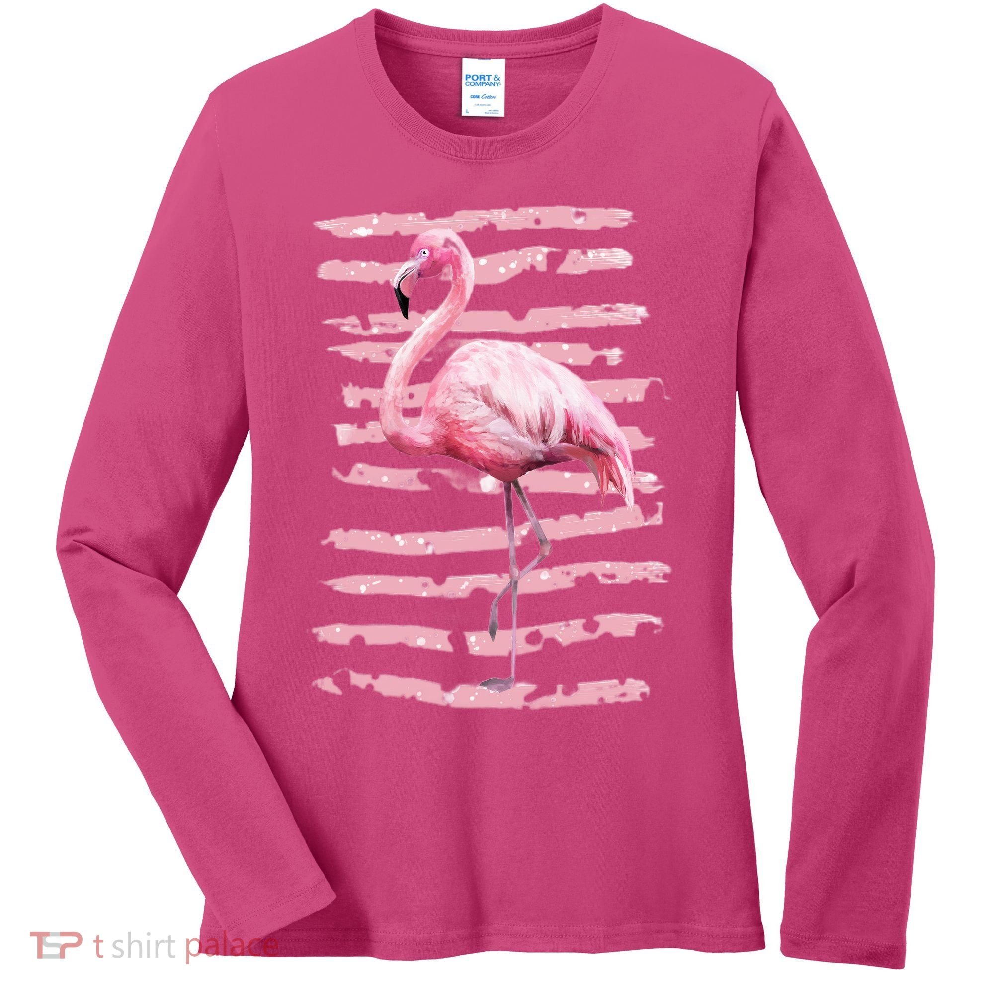 Pink Flamingo Women's Long Sleeve Shirt