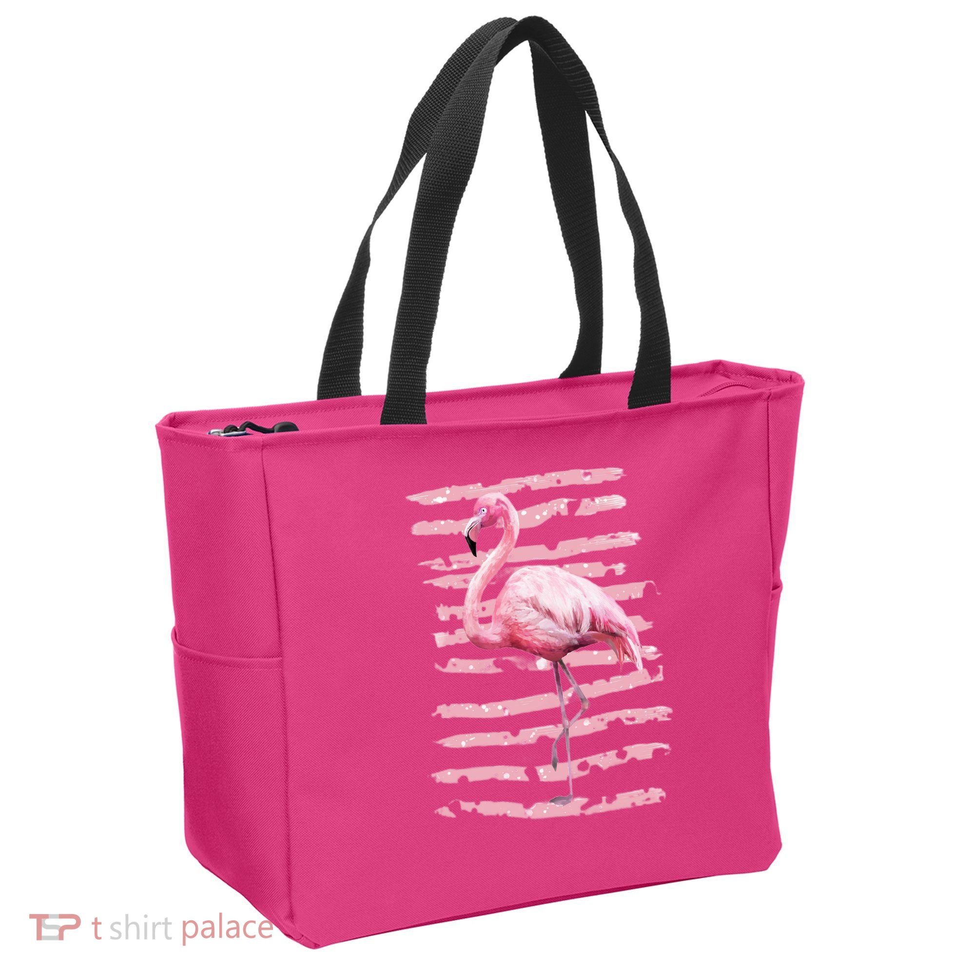 Pink Flamingo Tote Bag