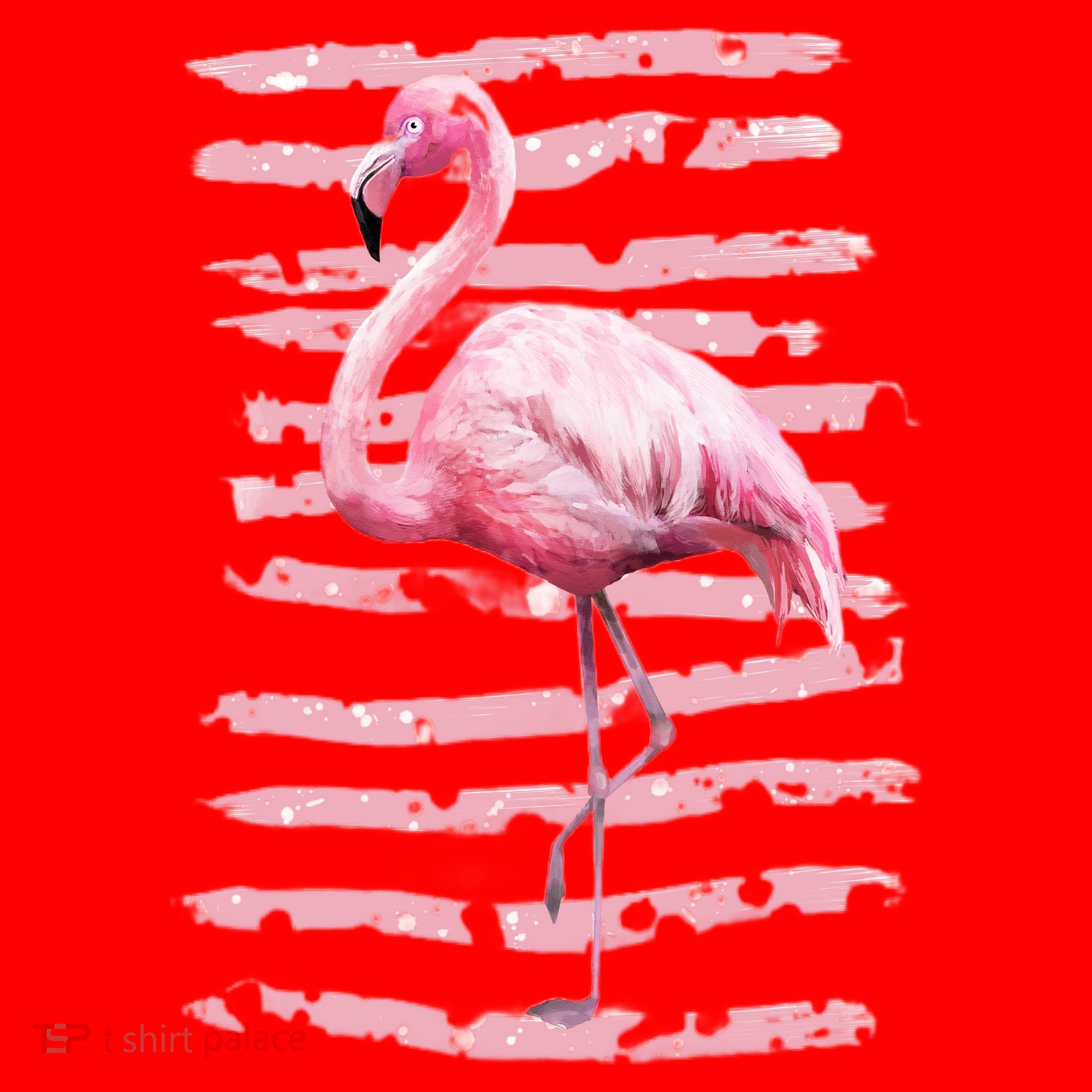 Pink Flamingo Santa Hat
