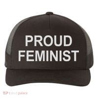 Proud Feminist Yupoong Adult 5-Panel Trucker Hat thumb 0