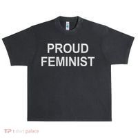 Proud Feminist Urban Oversized Heavyweight T-Shirt thumb 0